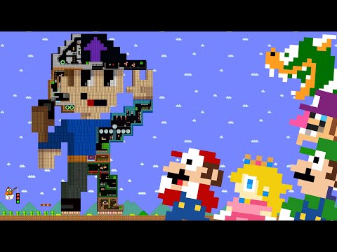 Level UP Giant Maze VS Nintendo super heroes