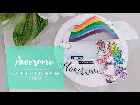 DIY Pop-Up Rainbow Slider Card