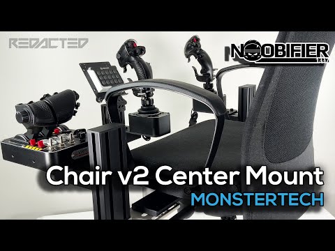 Middle Stick (Center) Mount for Sim Chair v2 - Monstertech
