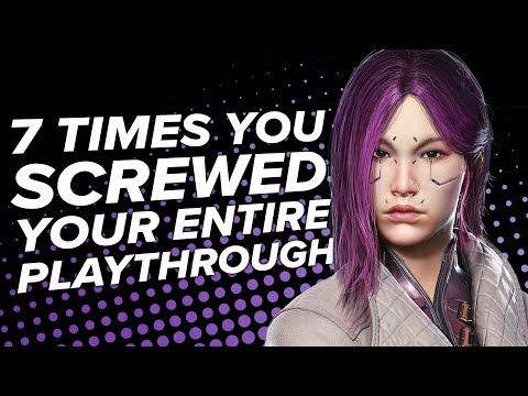 7 Times You Screwed Your Entire Playthrough With a Single Decision at the Start