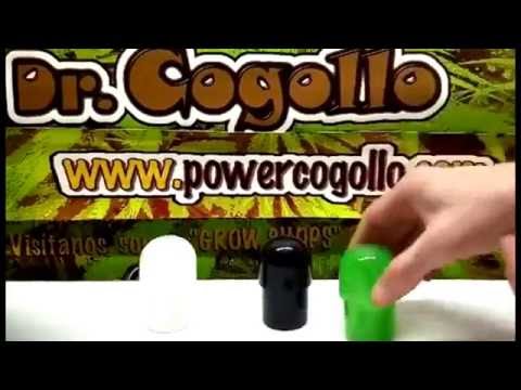 Dr. Cogollo GrowShop - Grinder de Plástico 3 Partes,  2en1 Depósito y grinder