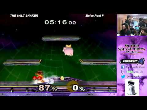 The Salt Shaker - Melee Pools - Afro (Samus) vs Cawrin (Puff)