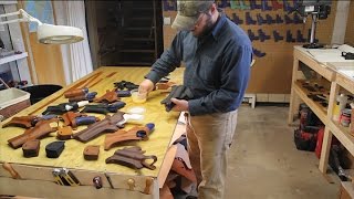 Making a Chest Holster at Clark Fork Leather