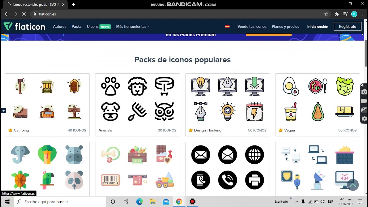 sitios web para conseguir iconos gratis