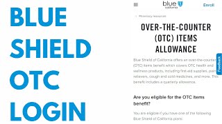 Blue Shield OTC Login: Card, Order Online, Catalog ⏬👇