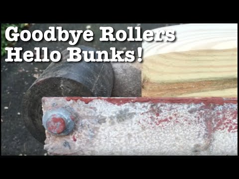 Boat Trailer - switching from rollers to bunks