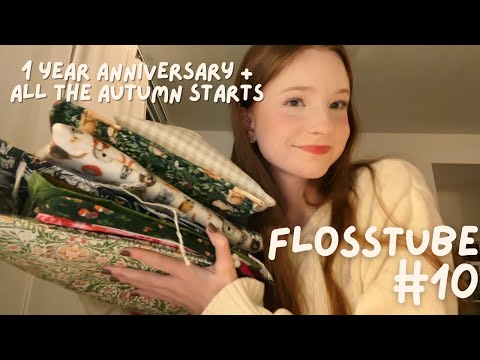 Flosstube #10 | 1 Year on Flosstube + Autumnal New Starts