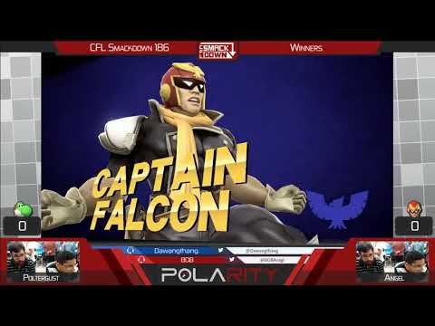 CFL Smackdown 186 WiiU - Poltergust (Yoshi) vs Angel (Falcon) - Winners