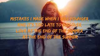 Alec Benjamin - End of the Summer (Lyrics)