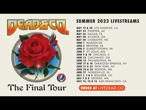 Thumbnail of the video: Dead & Company Live 6/09/23 Chicago, IL Set 2 Preview