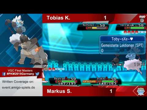 Pokémon National Championship 2015 Stuttgart - Feature Match VGC Masters Division Final Part 2