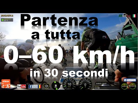 04-10-2019 - Partenza A TUTTA, 570 watt medii per il primo minuto della Gara G1+G2 di Bologna