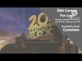 20th Century Fox Logo 6th Logo Original 1994 Variant July 12 1994 February 20 1998