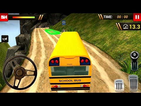 Offroad School Bus Driving Simulator 2019 (by Hyperfame Games Studio) Android Gameplay [HD]