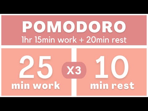 Pomodoro Technique 25/5 - Pomodoro Timer