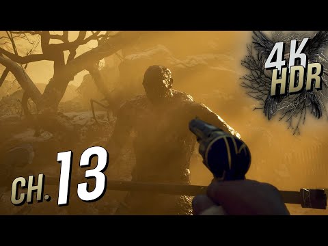 Resident Evil Village [4K/60fps HDR] (100%, Hardcore, Platinum) Walkthrough Part 13 - Giant Fight