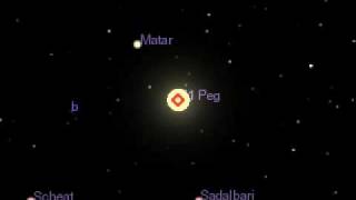 preview picture of video 'extrasolar planet 51 Pegasi b orbits it's star'