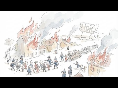 The Dark History of the 1942 Lidice Massacre | a War Crime Documentary
