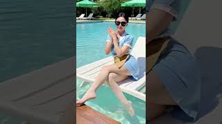 Download lagu -A Moment of Relaxation by the Pool #swimming #swimsuitstyle mp3