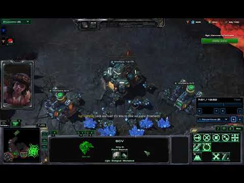 Starcraft 2 Coop with Tychus in Void Thrashing Solo Speedrun 12:37 Brutal