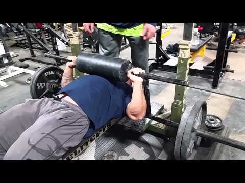 Cambered bar bench press