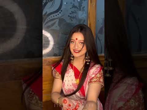 Bengali Look❤️ Happy Durga Puja🥺❤️||Slowmo 🌻
