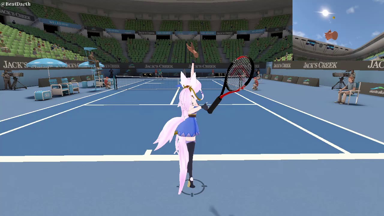 【First Person Tennis - The Real Tennis Simulator】VRゲーム