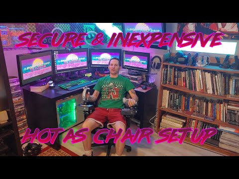 Secure, Inexpensive HOTAS Chair Setup