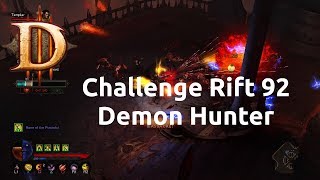 Diablo 3 - Challenge Rift - Challenge 92 - Demon Hunter - Failed