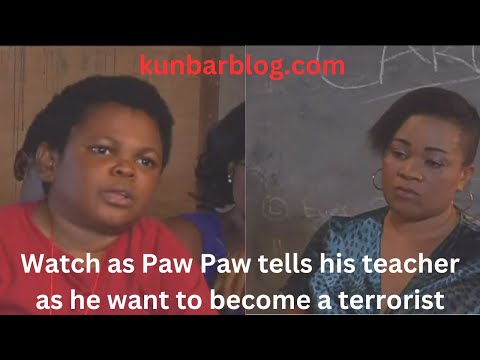Funny Movie Paw Paw in the class want to become a terrorist as his ambition