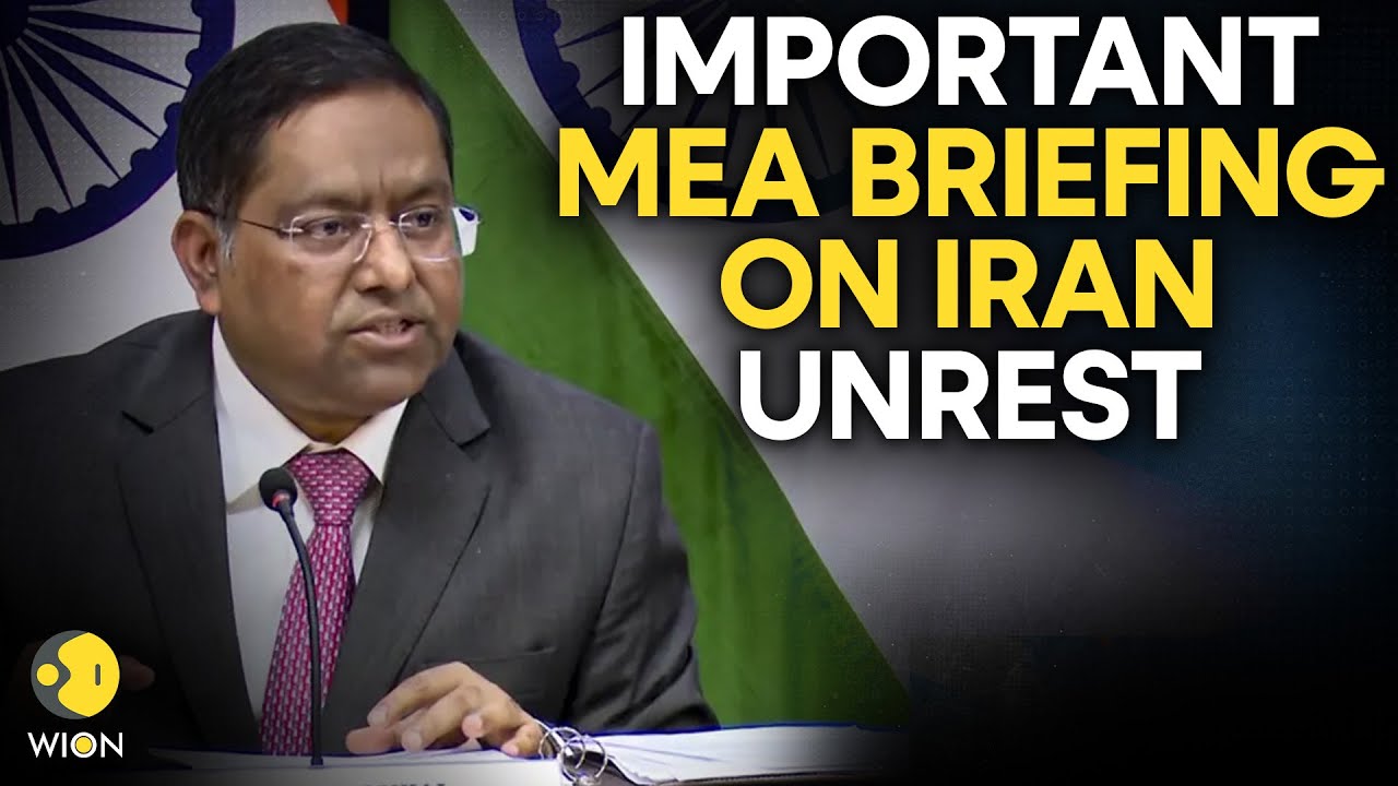 MEA LIVE: MEA Media Briefing By The Official Spokesperson Of MEA On US-Iran Tensions | WION