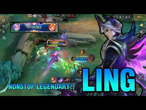 "Unstoppable Ling! 12 Kills with Top 1 Global Build – MLBB Gameplay"