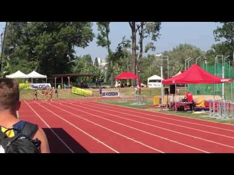 BLC-U18 2017: 200m wU18 Zeitlauf 1