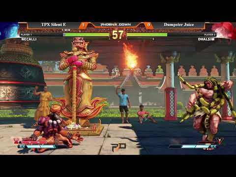 Phoenix Down #26. TPX Silent E (Necalli) vs Dumpster Juice (Dhalsim)