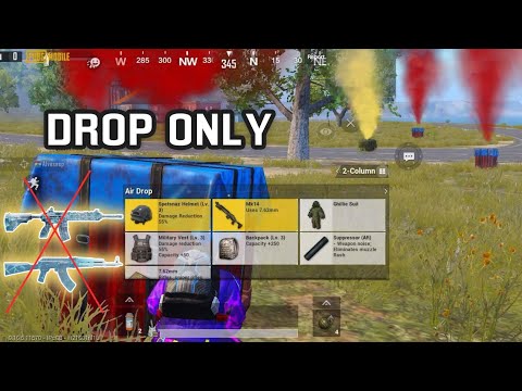 Drop weapons ONLY challenge! | PUBG MOBILE