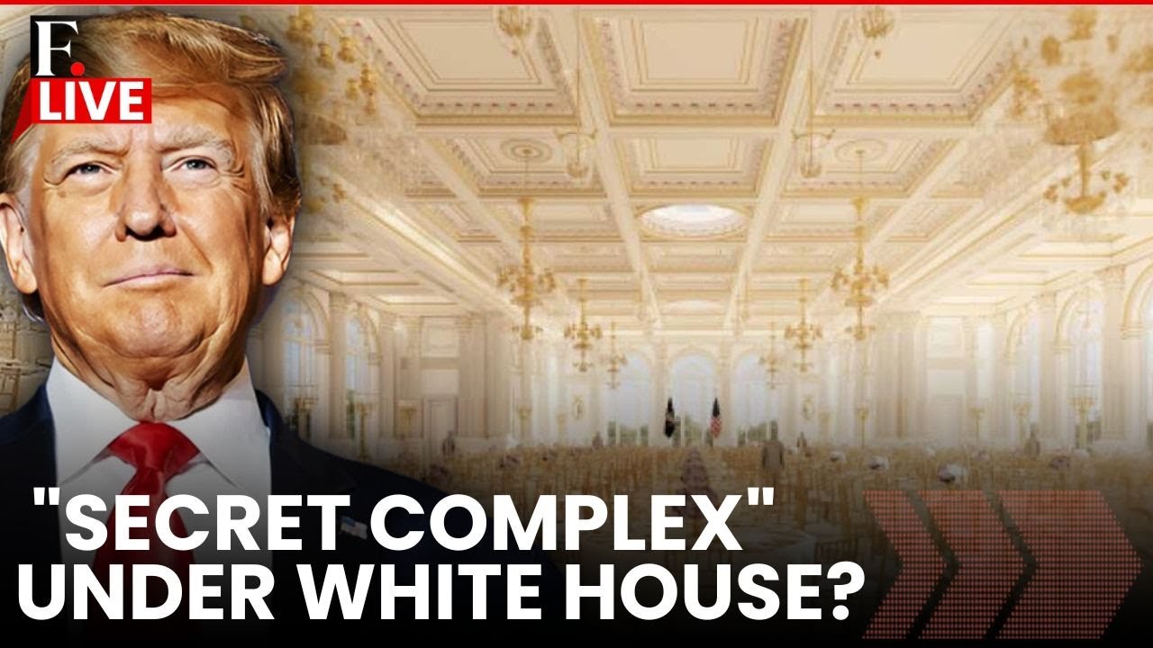 LIVE: Trump Reveals "Secret Military Complex" Beneath Massive New White House Ballroom