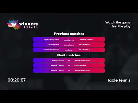 WINners League 25.01.2022 Anishchenko Y. - Berehovyi A. 19:30