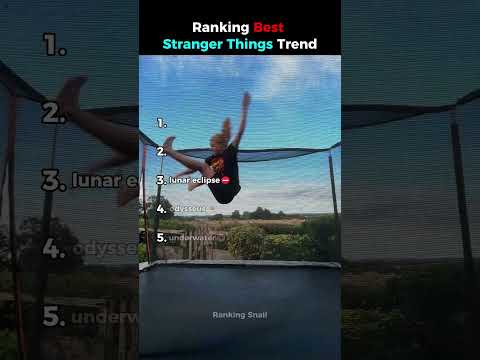 Ranking Best Stranger Things Trend