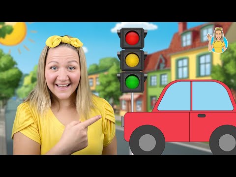 🚗 Farben, Zahlen und die Ampel lernen | Lustiges Auto- und Ampelspiel mit Liedern 🚦
