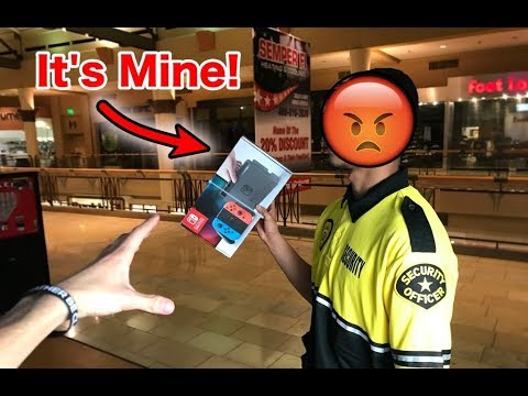 SECURITY STOLE MY NINTENDO SWITCH! *BANNED FROM MALL* | JOYSTICK