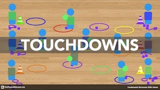 Touchdowns - Physical Education Game (Fundamental Movement Skills)