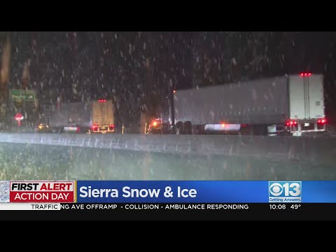 I-80 drivers cautioned against Sierra travel amid winter storm