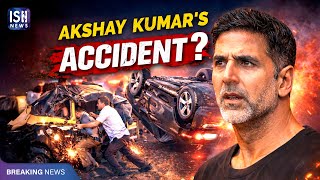 Akshay Kumar’s Security Vehicle Toppled in a Roadside Accident