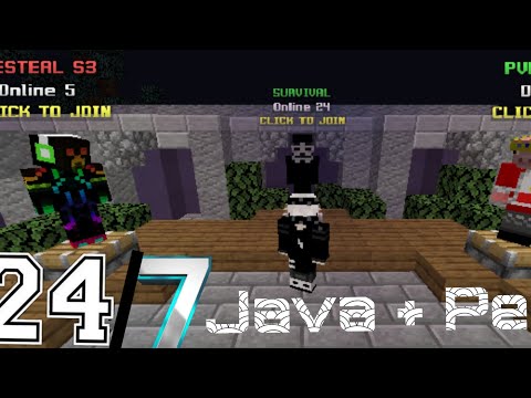 EPIC 24/7 Minecraft Public SMP - Life Steal, Bed Wars, Java & Pe
