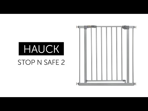 Hauck Türschutzgitter Stop N Safe 2 Silber bis 89 cm