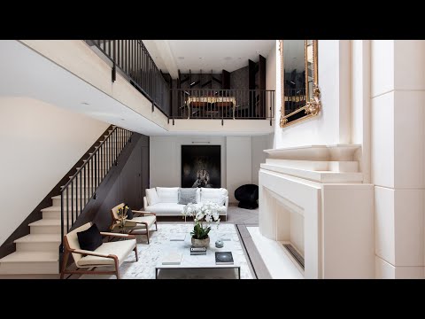 Luxury interior design plays out across this Notting Hill triplex mews