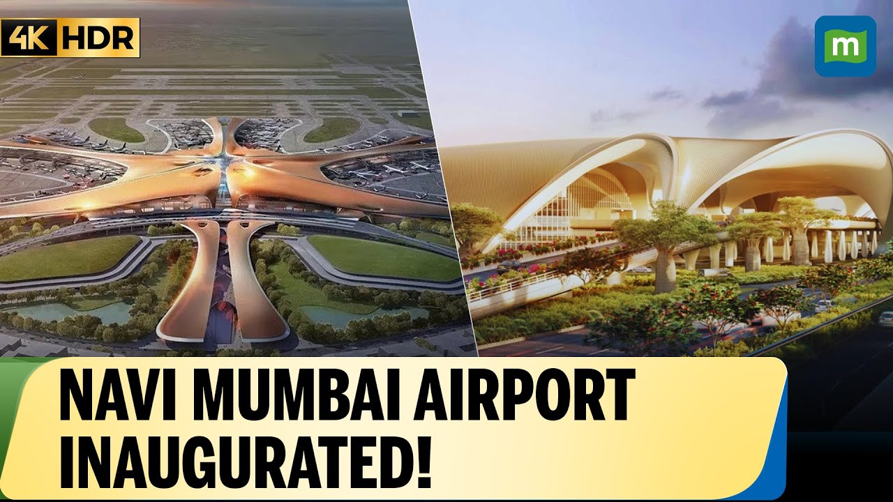 Navi Mumbai International Airport Opens: A Fusion of Digital Technology and Lotus-Inspired Architecture