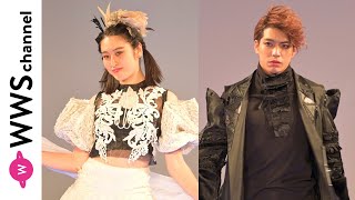 大物俳優2世の息子・北村将清＆新山千春の娘・新山もあ、独創的なファッションでランウェイを披露！＜2024 JAPAN FASHION FESTA＞
