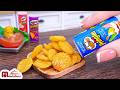 Amazing Mini Pringles Potato Chips Recipe ASMR Cooking Mini Food
