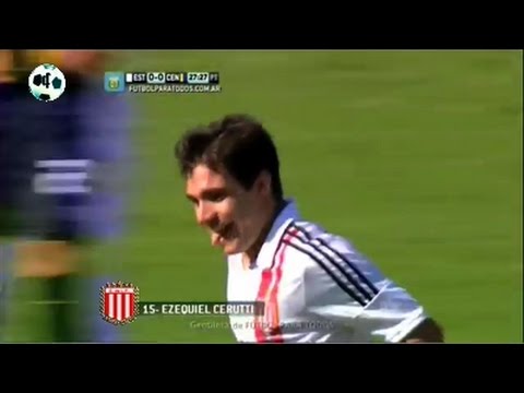 Gol Ezequiel Cerutti - Estudiantes 1 Vs Rosario Central 0 - Primera División 2014